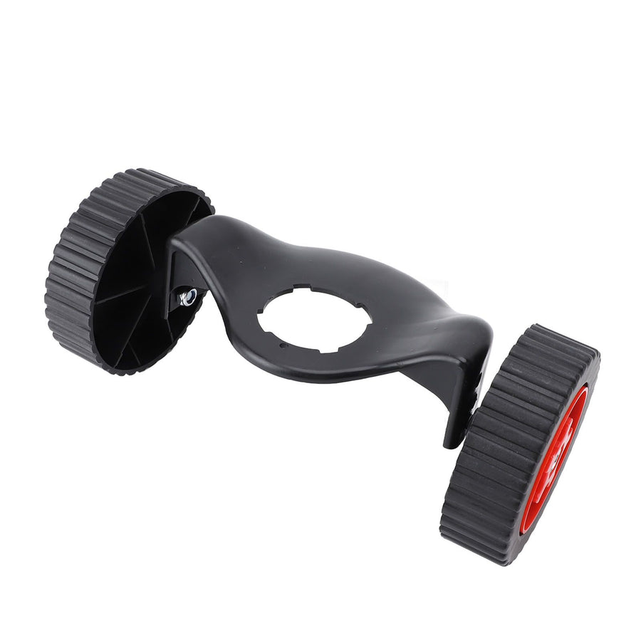 Grass Trimmer Wheels Detachable Plastic Labor Saving Hand Push Mower Wheels for Auxiliary Tool L 33.5cm
