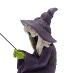Witch Fishing Statue Resin Garden Microscopic Craft Sculpture Festival Witch Decoration