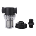 IBC Tank Filter Ton Barrel Filter Connector Large Flow Sealed IBC Tank Hose Adapter Ton Barrel Connector with Filter S60x6 to G3/4 Female