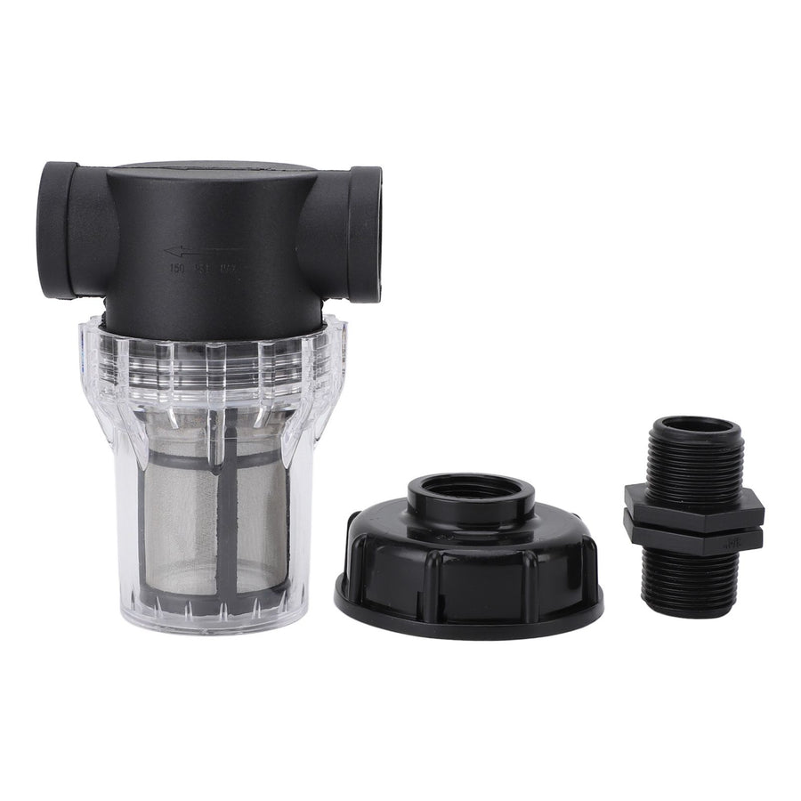 IBC Tank Filter Ton Barrel Filter Connector Large Flow Sealed IBC Tank Hose Adapter Ton Barrel Connector with Filter S60x6 to G3/4 Female