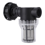 IBC Tank Filter Ton Barrel Filter Connector Large Flow Sealed IBC Tank Hose Adapter Ton Barrel Connector with Filter S60x6 to G3/4 Female