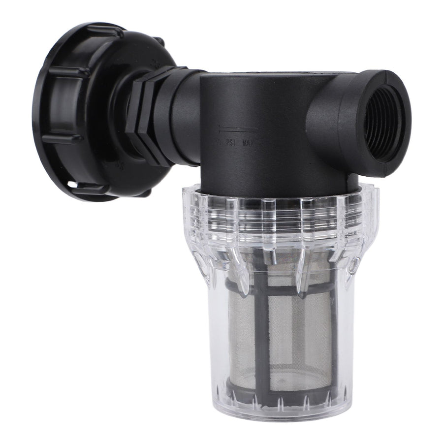 IBC Tank Filter Ton Barrel Filter Connector Large Flow Sealed IBC Tank Hose Adapter Ton Barrel Connector with Filter S60x6 to G3/4 Female