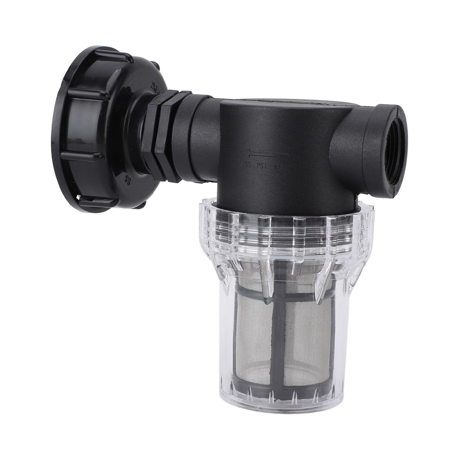 IBC Tank Filter Ton Barrel Filter Connector Large Flow Sealed IBC Tank Hose Adapter Ton Barrel Connector with Filter S60x6 to G3/4 Female