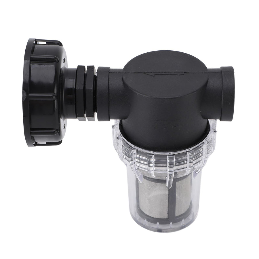 IBC Tank Filter Ton Barrel Filter Connector Large Flow Sealed IBC Tank Hose Adapter Ton Barrel Connector with Filter S60x6 to G3/4 Female