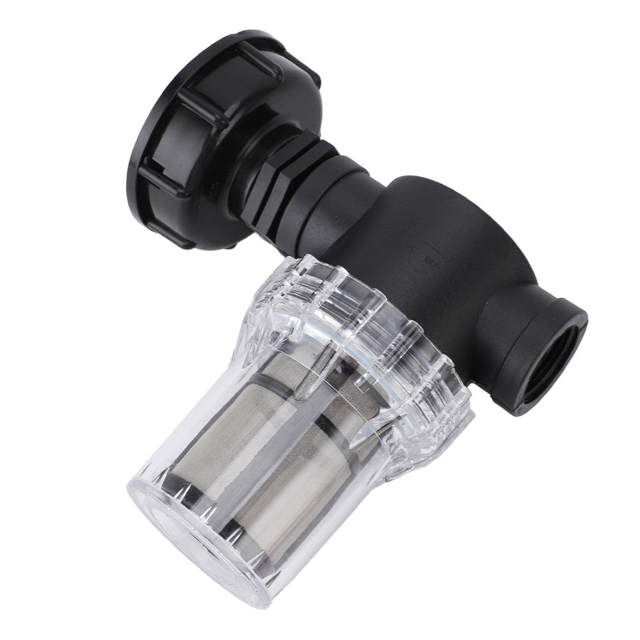 IBC Tank Filter Ton Barrel Filter Connector Large Flow Sealed IBC Tank Hose Adapter Ton Barrel Connector with Filter S60x6 to G3/4 Female