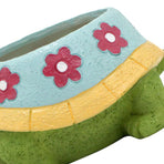 Turtle Planter Cute Animal Landscape Decorative Flower Pot Resin Succulent Pot for Outdoor Patio Garden Decor