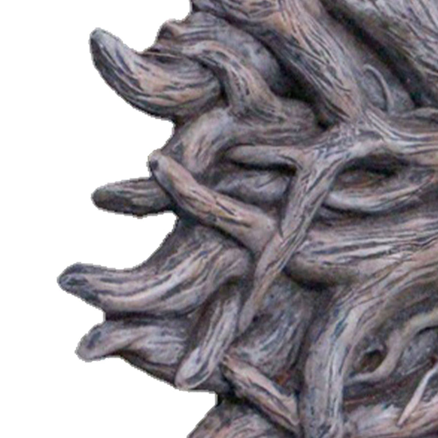 Eagle Head Tree Decor Lifelike Resin Tree Root Eagle Head Pendant Hanging Decoration for Garden