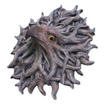 Eagle Head Tree Decor Lifelike Resin Tree Root Eagle Head Pendant Hanging Decoration for Garden