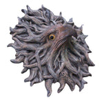 Eagle Head Tree Decor Lifelike Resin Tree Root Eagle Head Pendant Hanging Decoration for Garden