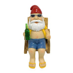 Funny Gnome Statues Resin Drinking Beer Gnomes Decorations for Indoor Lawn Yard Patio