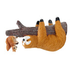 Sloth and Squirrel Tree Hugger Funny Cute Resin Sloth Napping Hanging Decoration for Tree Garden Outdoor