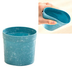 10Pcs Planting Pots Plastic Succulent Flower Pots Gardening Aloe Succulent Flower Pots for Balcony Office Blue
