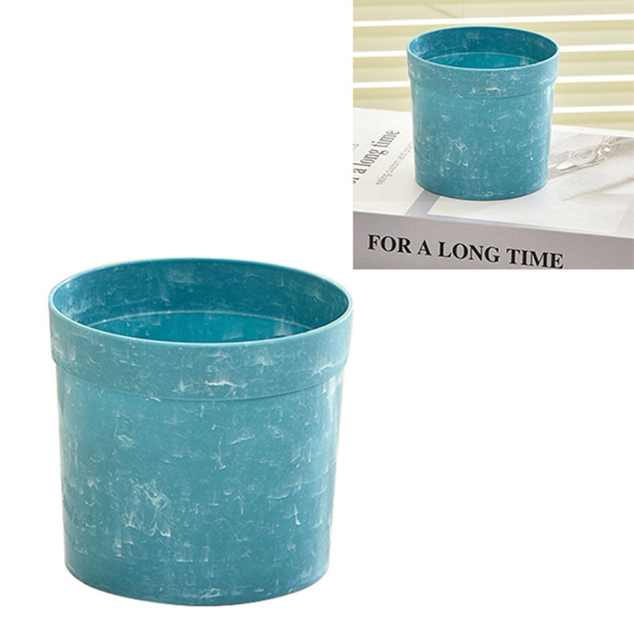 10Pcs Planting Pots Plastic Succulent Flower Pots Gardening Aloe Succulent Flower Pots for Balcony Office Blue