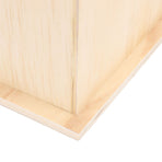 Bird House Paintable Unfinished Wood Bird Breeding Nesting Box for Pet Birds Rest Relax