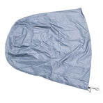 Fountain Cover 420D Oxford Cloth Water Resistant Dust Resistant Sun Proof with Drawstring Garden Fountain Protector for Winter Grey