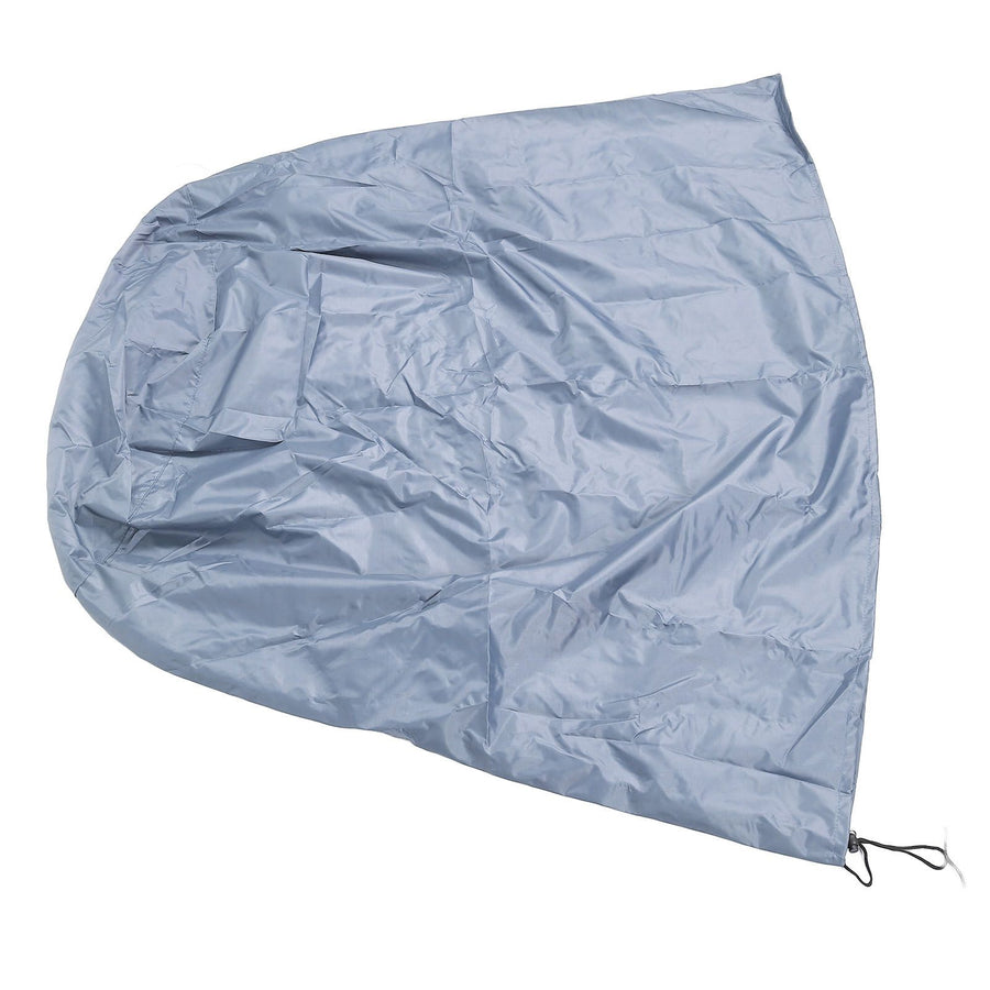 Fountain Cover 420D Oxford Cloth Water Resistant Dust Resistant Sun Proof with Drawstring Garden Fountain Protector for Winter Grey