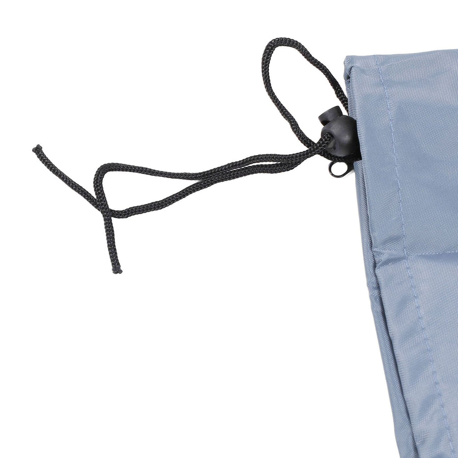 Fountain Cover 420D Oxford Cloth Water Resistant Dust Resistant Sun Proof with Drawstring Garden Fountain Protector for Winter Grey