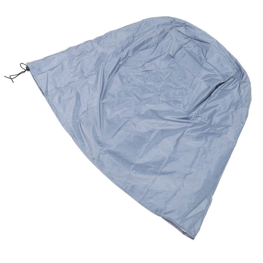 Fountain Cover 420D Oxford Cloth Water Resistant Dust Resistant Sun Proof with Drawstring Garden Fountain Protector for Winter Grey