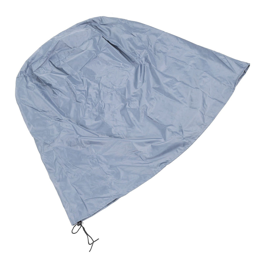 Fountain Cover 420D Oxford Cloth Water Resistant Dust Resistant Sun Proof with Drawstring Garden Fountain Protector for Winter Grey