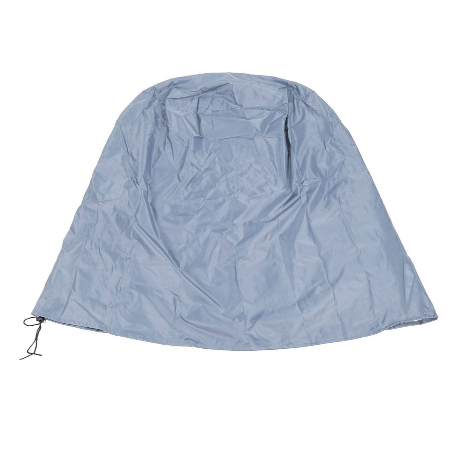 Fountain Cover 420D Oxford Cloth Water Resistant Dust Resistant Sun Proof with Drawstring Garden Fountain Protector for Winter Grey