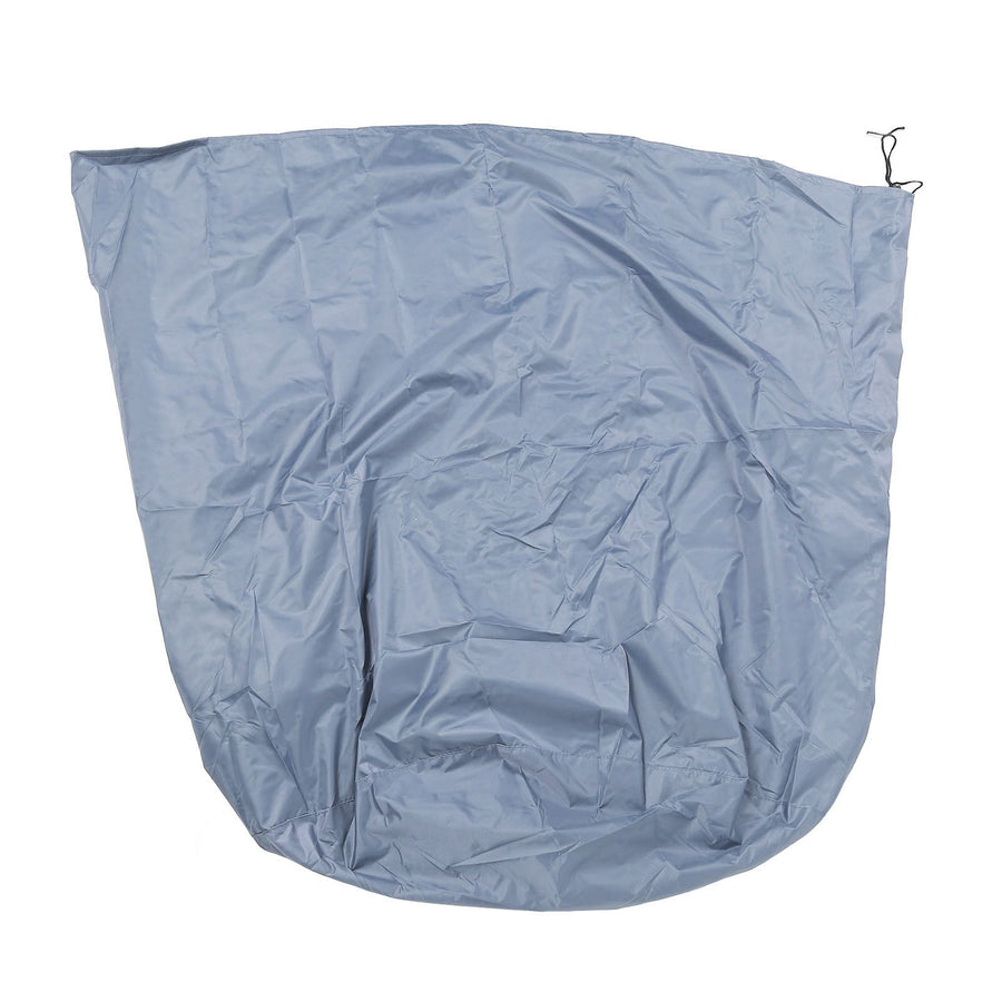 Fountain Cover 420D Oxford Cloth Water Resistant Dust Resistant Sun Proof with Drawstring Garden Fountain Protector for Winter Grey