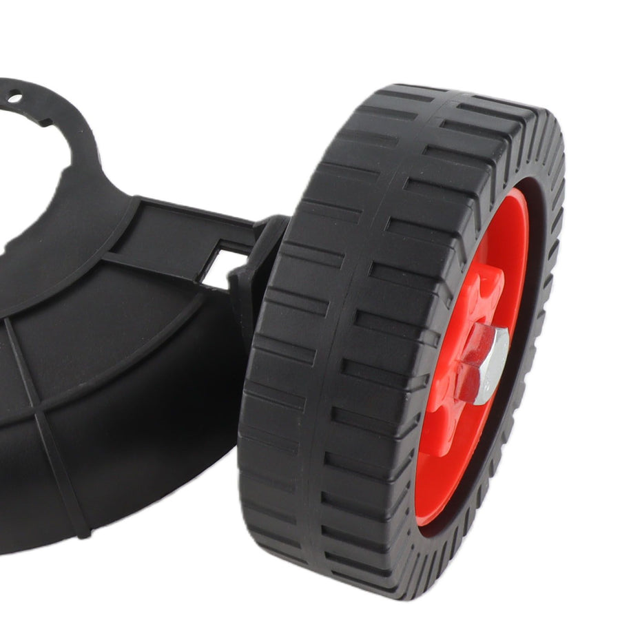 String Trimmer Support Wheel Height Adjustable Plastic Grass Trimmer Auxiliary Wheel for Replacement