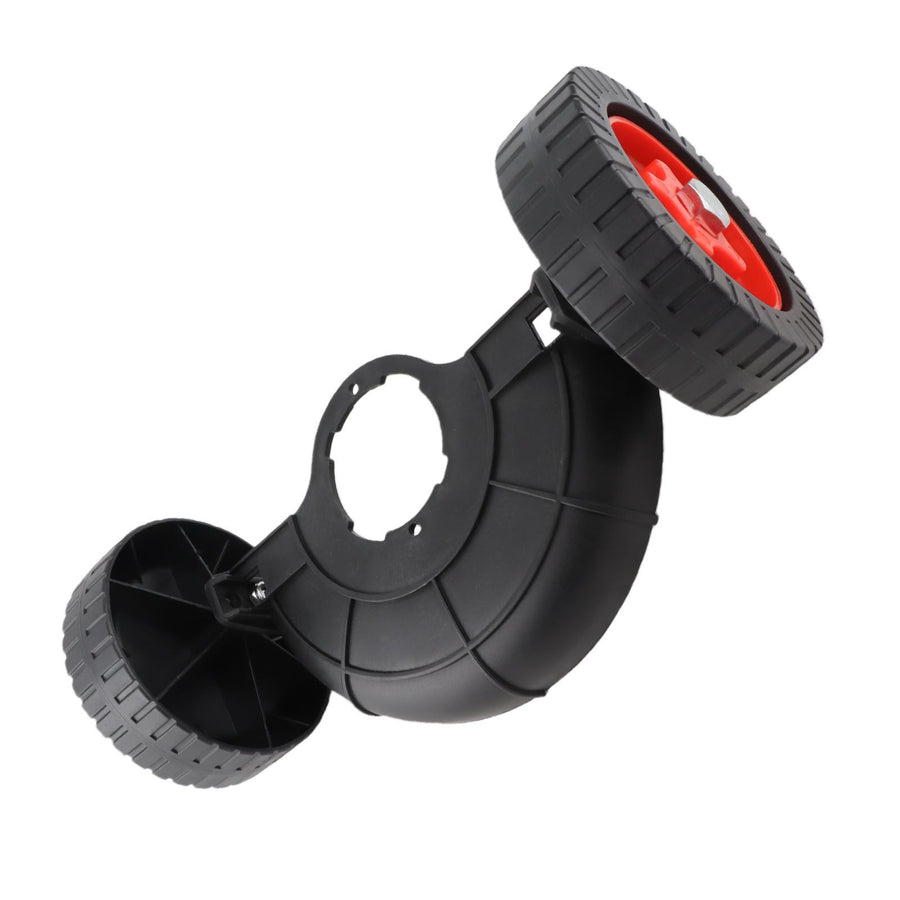 String Trimmer Support Wheel Height Adjustable Plastic Grass Trimmer Auxiliary Wheel for Replacement