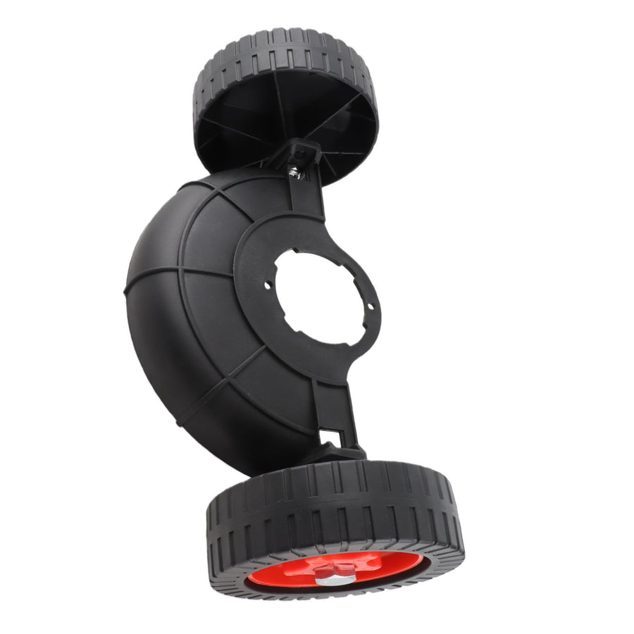 String Trimmer Support Wheel Height Adjustable Plastic Grass Trimmer Auxiliary Wheel for Replacement