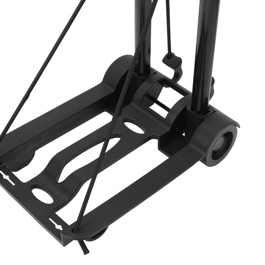 Folding Hand Truck Dolly Portable Lightweight Foldable Luggage Trolley Utility Cart with 2 Wheels