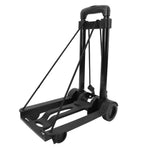 Folding Hand Truck Dolly Portable Lightweight Foldable Luggage Trolley Utility Cart with 2 Wheels