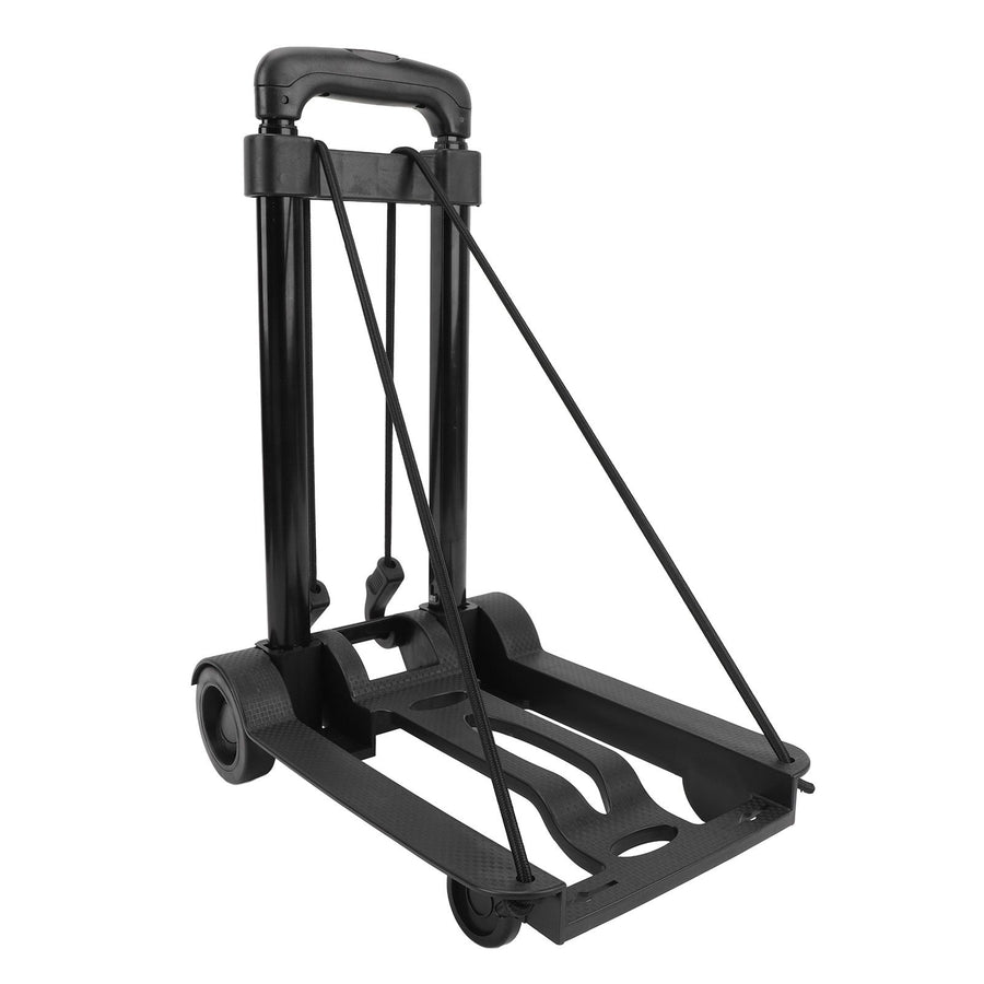 Folding Hand Truck Dolly Portable Lightweight Foldable Luggage Trolley Utility Cart with 2 Wheels