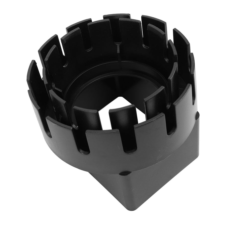 Rain Gutter Downspout Adapter 3x4 Inch PVC Square Rain Gutter to Drain Pipe Adapter for Outdoor Black