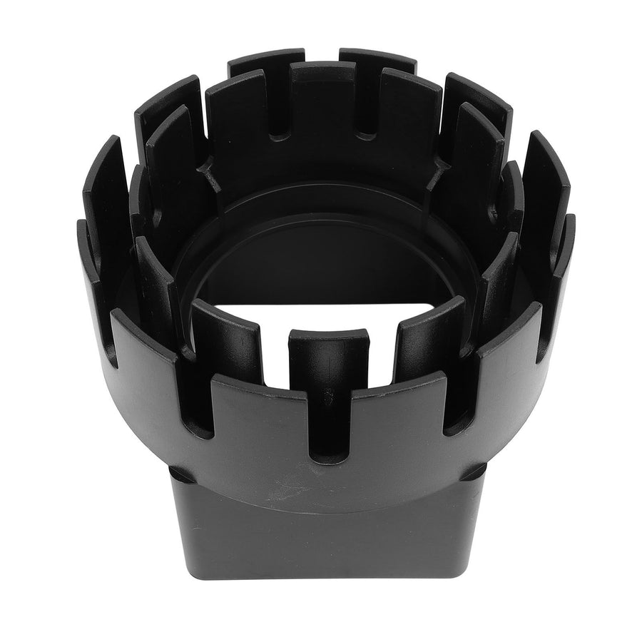 Rain Gutter Downspout Adapter 3x4 Inch PVC Square Rain Gutter to Drain Pipe Adapter for Outdoor Black