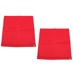 2PCS Horse Training Flag Abrasion Resistant Portable Equestrian Nylon Training Flag for Activity Entertainment Red