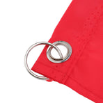 2PCS Horse Training Flag Abrasion Resistant Portable Equestrian Nylon Training Flag for Activity Entertainment Red
