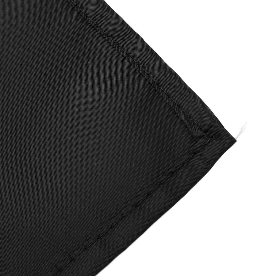 2PCS Horse Training Flag Abrasion Resistant Portable Equestrian Nylon Training Flag for Activity Entertainment Black