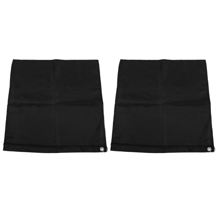 2PCS Horse Training Flag Abrasion Resistant Portable Equestrian Nylon Training Flag for Activity Entertainment Black
