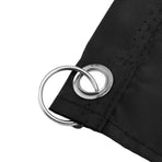 2PCS Horse Training Flag Abrasion Resistant Portable Equestrian Nylon Training Flag for Activity Entertainment Black
