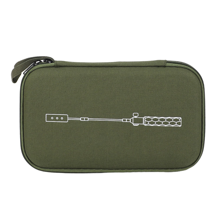 Camping Grill Torch Carry Case EVA Shockproof Portable Grill Utensil Storage Bag for Outdoor Camping BBQ Grilling OD Green