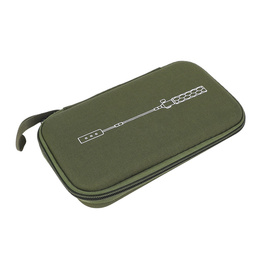 Camping Grill Torch Carry Case EVA Shockproof Portable Grill Utensil Storage Bag for Outdoor Camping BBQ Grilling OD Green