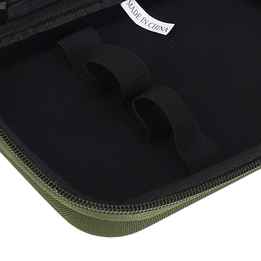 Camping Grill Torch Carry Case EVA Shockproof Portable Grill Utensil Storage Bag for Outdoor Camping BBQ Grilling OD Green