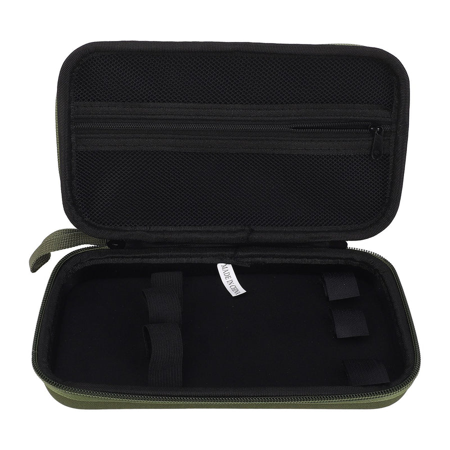 Camping Grill Torch Carry Case EVA Shockproof Portable Grill Utensil Storage Bag for Outdoor Camping BBQ Grilling OD Green