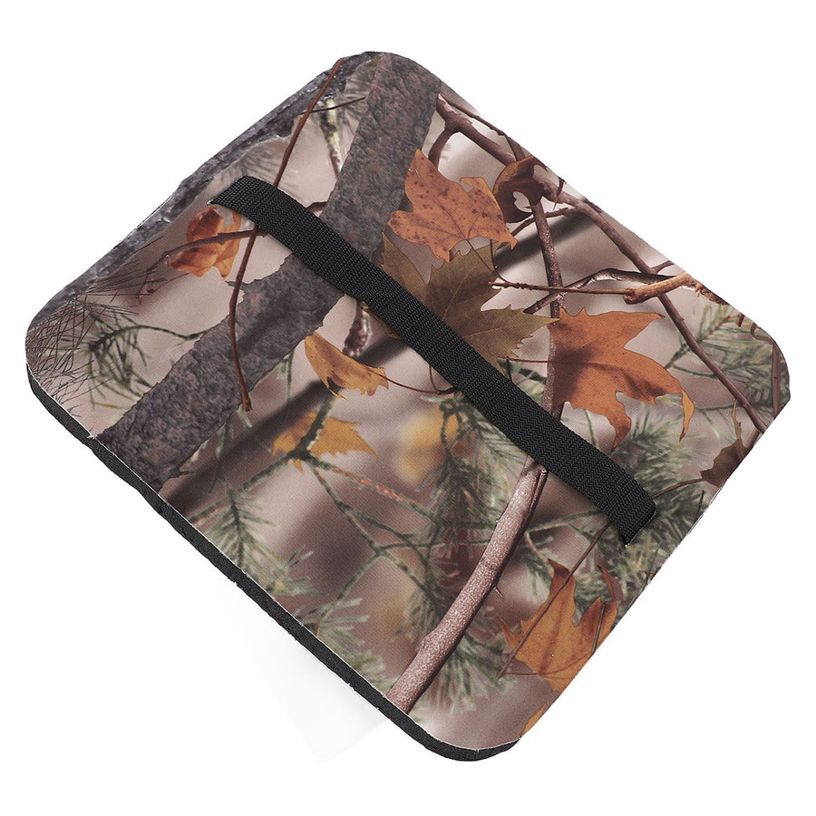 Outdoor Seat Pad Leaf Pattern Flannel EVA Comfortable Damp Proof Anti Slip Stadium Seat Cushion