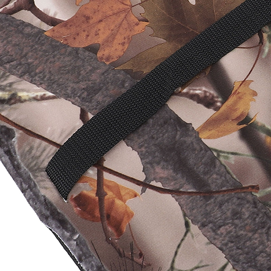 Outdoor Seat Pad Leaf Pattern Flannel EVA Comfortable Damp Proof Anti Slip Stadium Seat Cushion