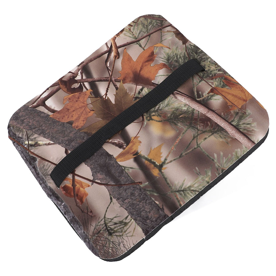 Outdoor Seat Pad Leaf Pattern Flannel EVA Comfortable Damp Proof Anti Slip Stadium Seat Cushion