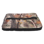 Outdoor Seat Pad Leaf Pattern Flannel EVA Comfortable Damp Proof Anti Slip Stadium Seat Cushion