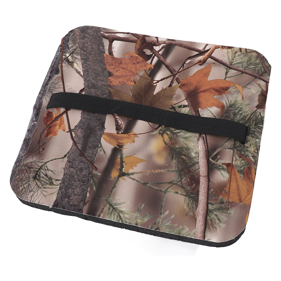 Outdoor Seat Pad Leaf Pattern Flannel EVA Comfortable Damp Proof Anti Slip Stadium Seat Cushion