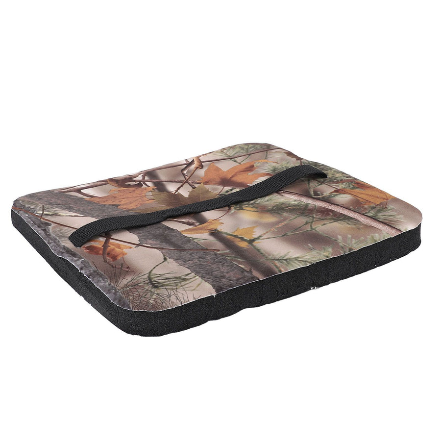 Outdoor Seat Pad Leaf Pattern Flannel EVA Comfortable Damp Proof Anti Slip Stadium Seat Cushion