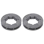 2PCS Rim Sprocket 325 9 Iron 9 Tooth Lawnmower Sprocket Drive Rim Replacement for Jonsered