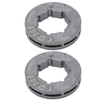2PCS Rim Sprocket 325 9 Iron 9 Tooth Lawnmower Sprocket Drive Rim Replacement for Jonsered